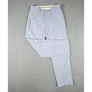 Polo by Ralph Lauren Pants Mens Size 36x32 Blue Flat Front Flap Pocket Chino